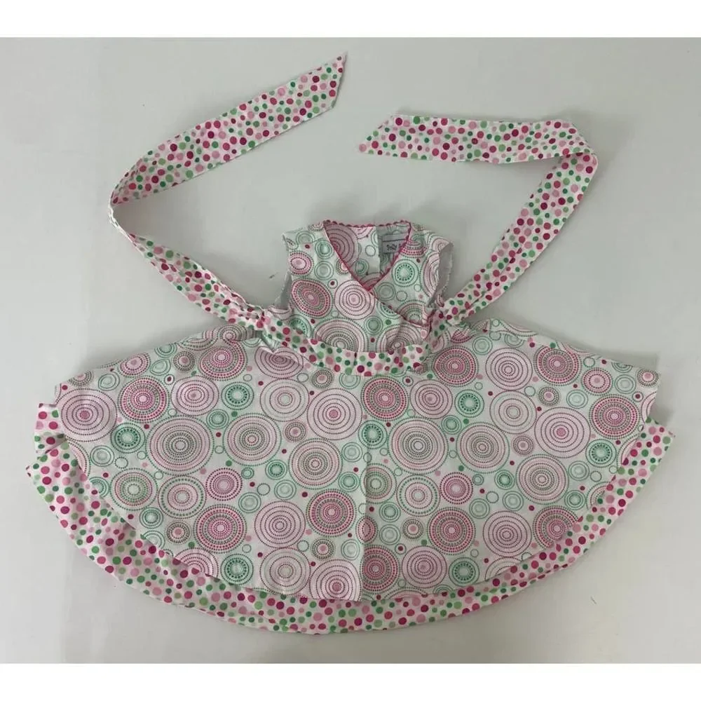 Polly & Freinds Dress Pink Green Spring Summer - Size 24 Months